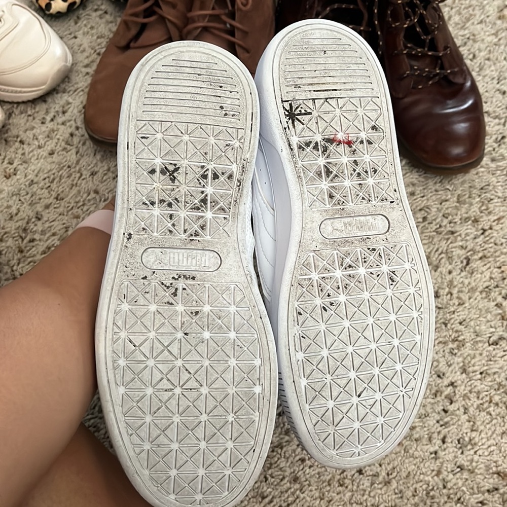 Puma White Fashion Sneakers - Picture 4 of 4